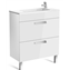 Mueble blanco 70cm compacto 2 cajones Debba Roca