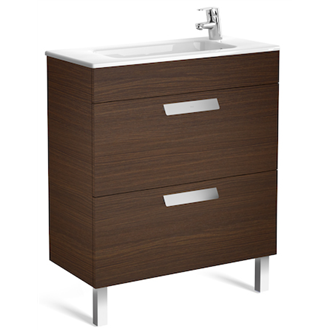 Mueble wenge 70cm compacto 2 cajones Debba Roca