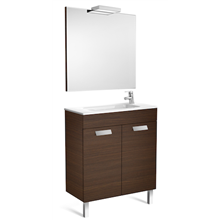Pack mueble wenge 70cm compacto puertas Debba Roca