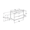 Mueble gris 70cm 2 cajones Debba Roca