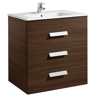 Mueble wenge 70cm 3 cajones Debba Roca