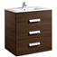 Mueble wenge 70cm 3 cajones Debba Roca