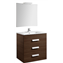 Pack mueble wenge 70cm 3 cajones Debba Roca