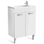 Mueble blanco 60cm compacto con puertas Debba Roca