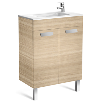 Mueble roble 60cm compacto con puertas Debba Roca