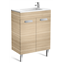 Mueble roble 60cm compacto con puertas Debba Roca