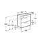 Mueble roble 60cm compacto 2 cajones Debba Roca