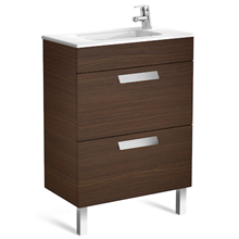 Mueble wenge 60cm compacto 2 cajones Debba Roca