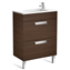 Mueble wenge 60cm compacto 2 cajones Debba Roca