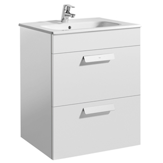 Mueble blanco 60cm 2 cajones Debba Roca