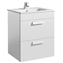 Mueble blanco 60cm 2 cajones Debba Roca