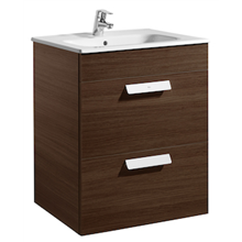 Mueble wenge 60cm 2 cajones Debba Roca