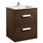 Mueble wenge 60cm 2 cajones Debba Roca