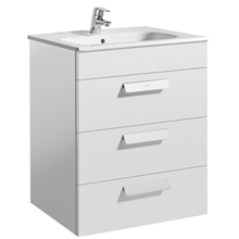 Mueble blanco 60cm 3 cajones Debba Roca