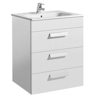 Mueble blanco 60cm 3 cajones Debba Roca