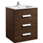 Mueble wenge 60cm 3 cajones Debba Roca
