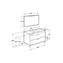 Pack mueble roble 60cm 2 cajones Debba Roca