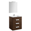 Pack mueble wenge 60cm 3 cajones Debba Roca