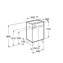 Mueble roble 50cm compacto con puertas Debba Roca