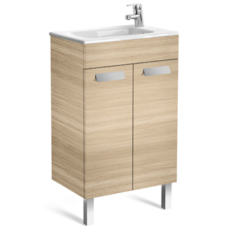 Mueble roble 50cm compacto con puertas Debba Roca