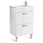 Mueble blanco 50cm compacto 2 cajones Debba Roca