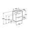 Mueble wenge 50cm compacto 2 cajones Debba Roca