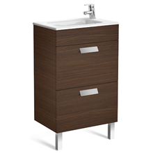 Mueble wenge 50cm compacto 2 cajones Debba Roca