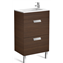 Mueble wenge 50cm compacto 2 cajones Debba Roca