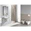 Lavabo semipedestal Debba 65x48cm Roca