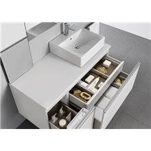 Mueble 80 cm blanco brillo Heima Roca