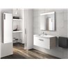Pack mueble con lavabo blanco-fresno Prisma Roca