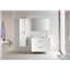 Pack mueble blanco 80cm compacto 2 cajones Debba Roca
