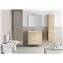 Pack mueble roble 80cm 2 cajones Debba Roca