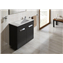 Pack mueble gris 70cm compacto puertas Debba Roca