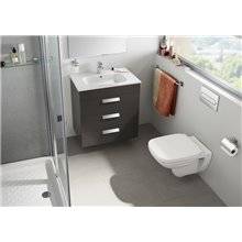 Mueble gris 60cm 3 cajones Debba Roca