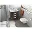 Pack mueble gris 60cm 3 cajones Debba Roca