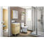 Mueble roble 50cm compacto con puertas Debba Roca