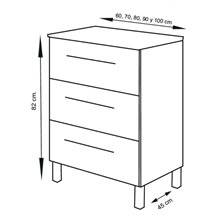 Mueble con lavabo Blanco brillo Ribera TEGLER