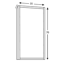 Mueble auxiliar blanco brillo TEGLER