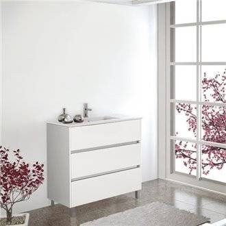 Mueble con lavabo Blanco brillo Imperia TEGLER