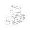 Mueble Pack blanco 120cm Victoria-N Roca
