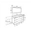 Mueble Pack Family wenge 120cm Victoria-N Roca