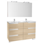 Mueble Pack Family roble 120cm Victoria-N Roca