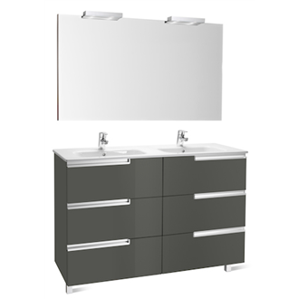 Mueble Pack Family gris 120cm Victoria-N Roca