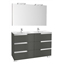Mueble Pack Family gris 120cm Victoria-N Roca