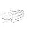Mueble Unik gris 100cm Victoria-N Roca