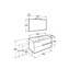 Mueble Pack gris 100cm Victoria-N Roca