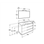 Mueble Pack Family wenge 100cm Victoria-N Roca