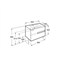 Mueble Unik wenge 90cm Victoria-N Roca