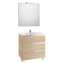 Mueble Pack Family roble 90cm Victoria-N Roca